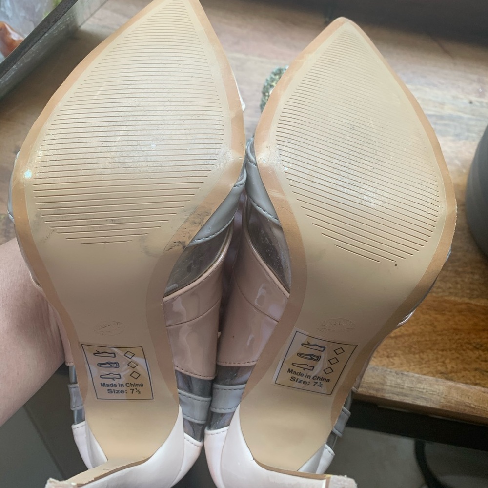 Nude Patent High Heel Stilleto - Picture 10 of 13